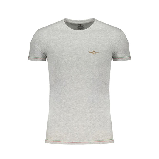 Aeronautica Militare Camiseta de algodón gris