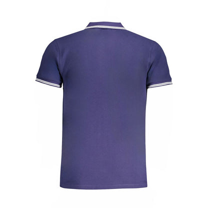 Polo de algodón azul Cavalli Class