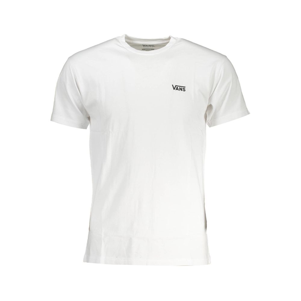 Vans White Cotton Men T-Shirt