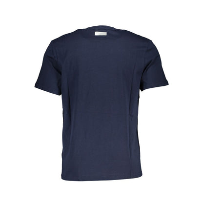 Camiseta de algodón azul Bikkembergs