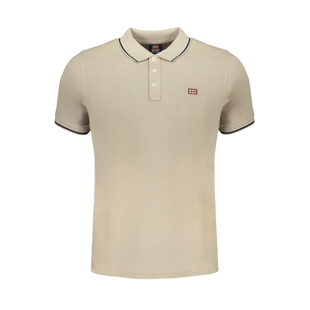 Polo de algodón beige de Noruega 1963