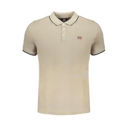 Polo de algodón beige de Noruega 1963