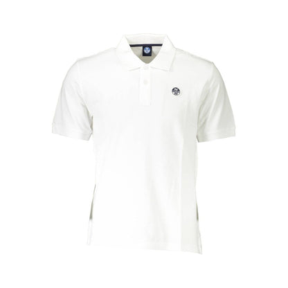 Polo elegante de manga corta blanco de North Sails para hombre