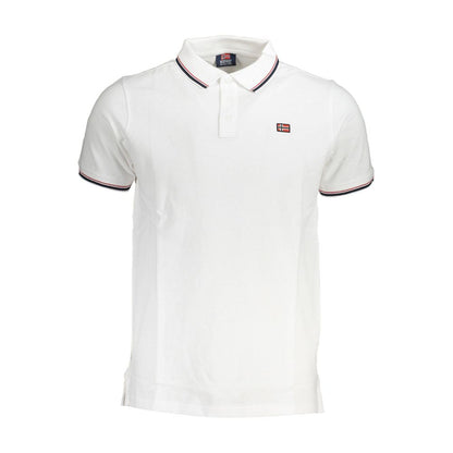 Polo de algodón blanco de Noruega 1963