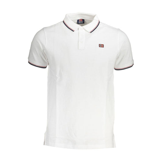 Polo de algodón blanco de Noruega 1963