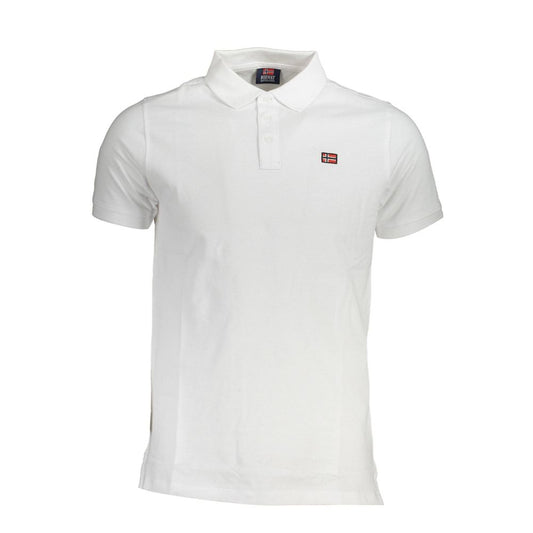 Polo de algodón blanco de Noruega 1963