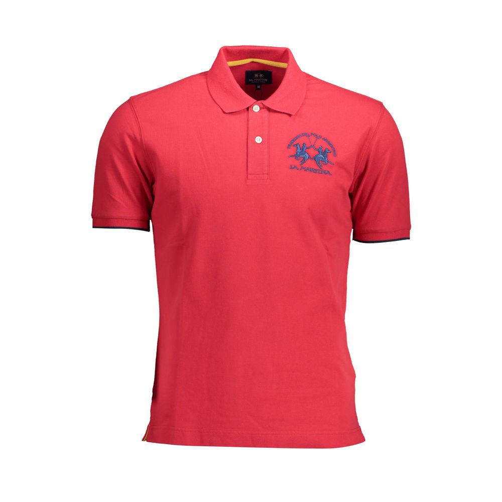 Polo elegante rosa de La Martina: lujo casual para hombres