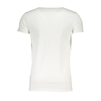 Camiseta de algodón blanca de la clase Cavalli