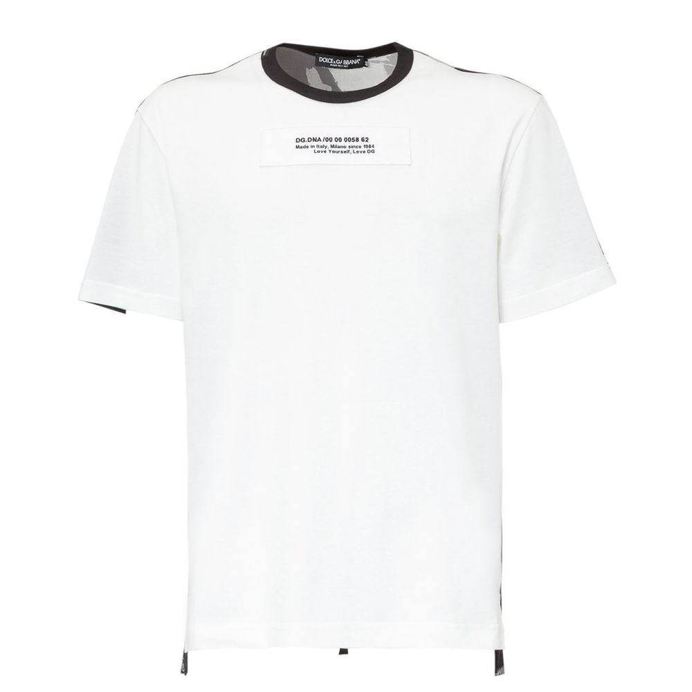 Dolce & Gabbana White Cotton T-Shirt