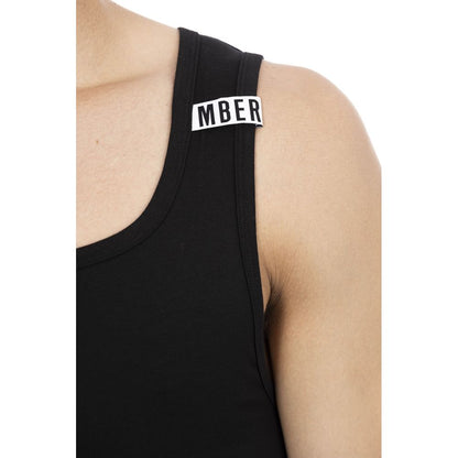 Bikkembergs Black Cotton Men Tank Top