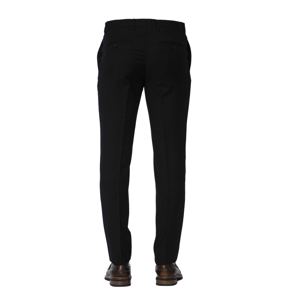 Pantalón Trussardi de lana negra para hombre