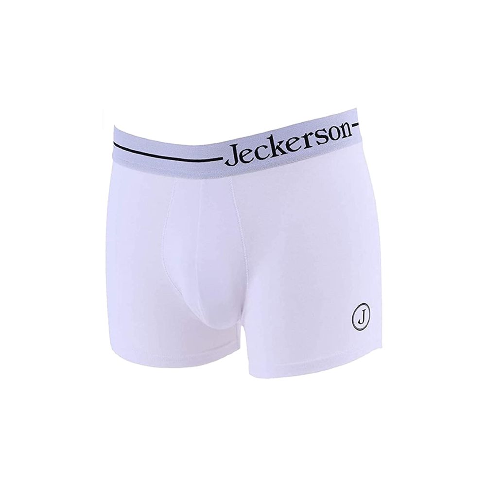 Boxer Jeckerson de algodón blanco para hombre