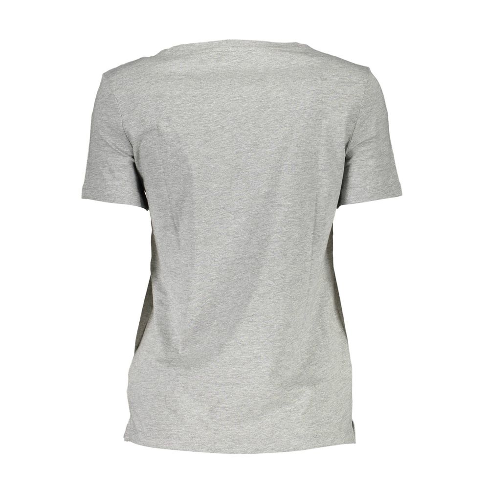 Camiseta con logo estampado chic en gris de Guess Jeans