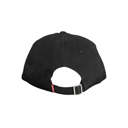 Levi's Black Cotton Men Cap