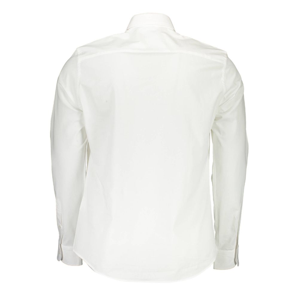 Camisa elegante de algodón elástico blanco de North Sails