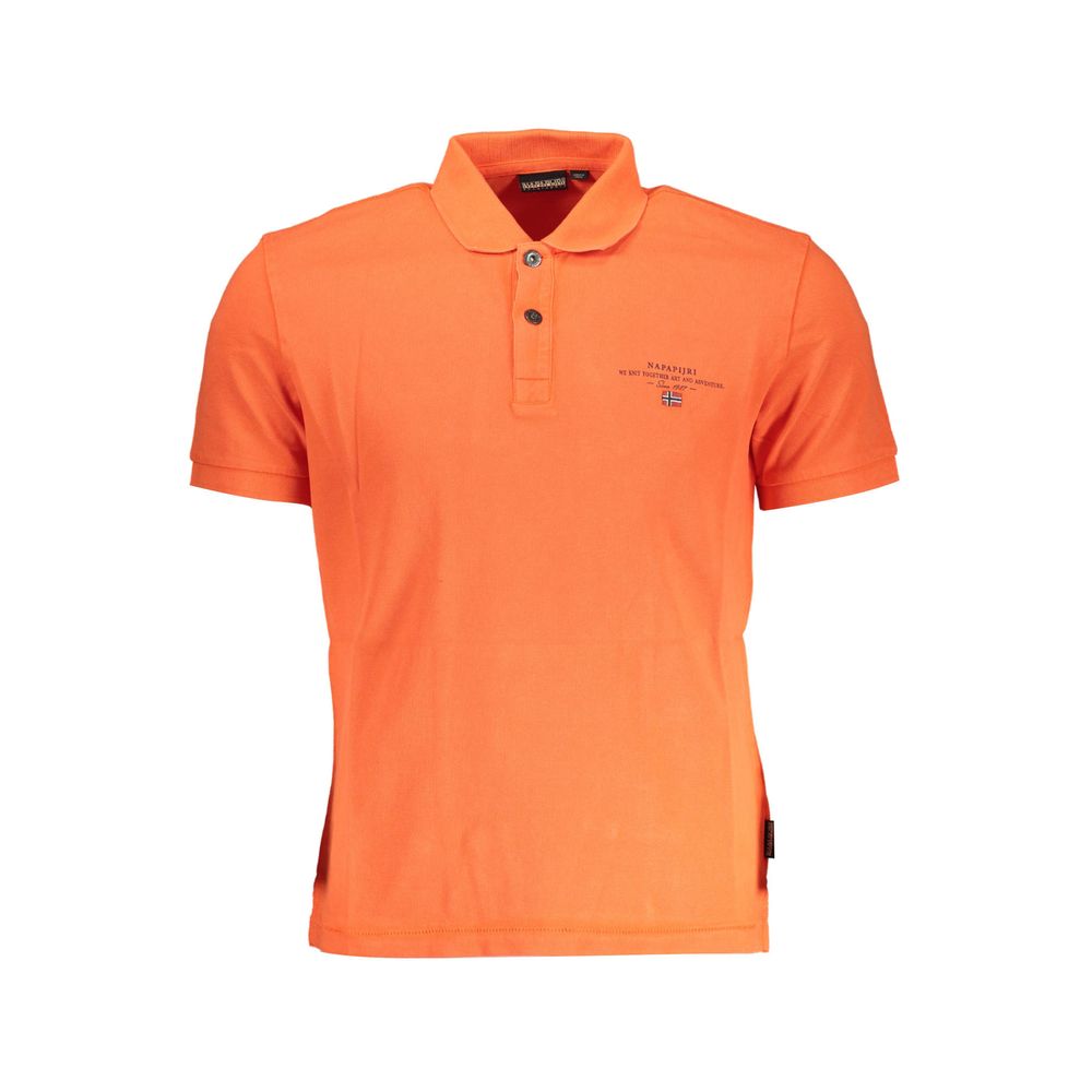 Polo Napapijri Chic Pink con elegante detalle de bordado