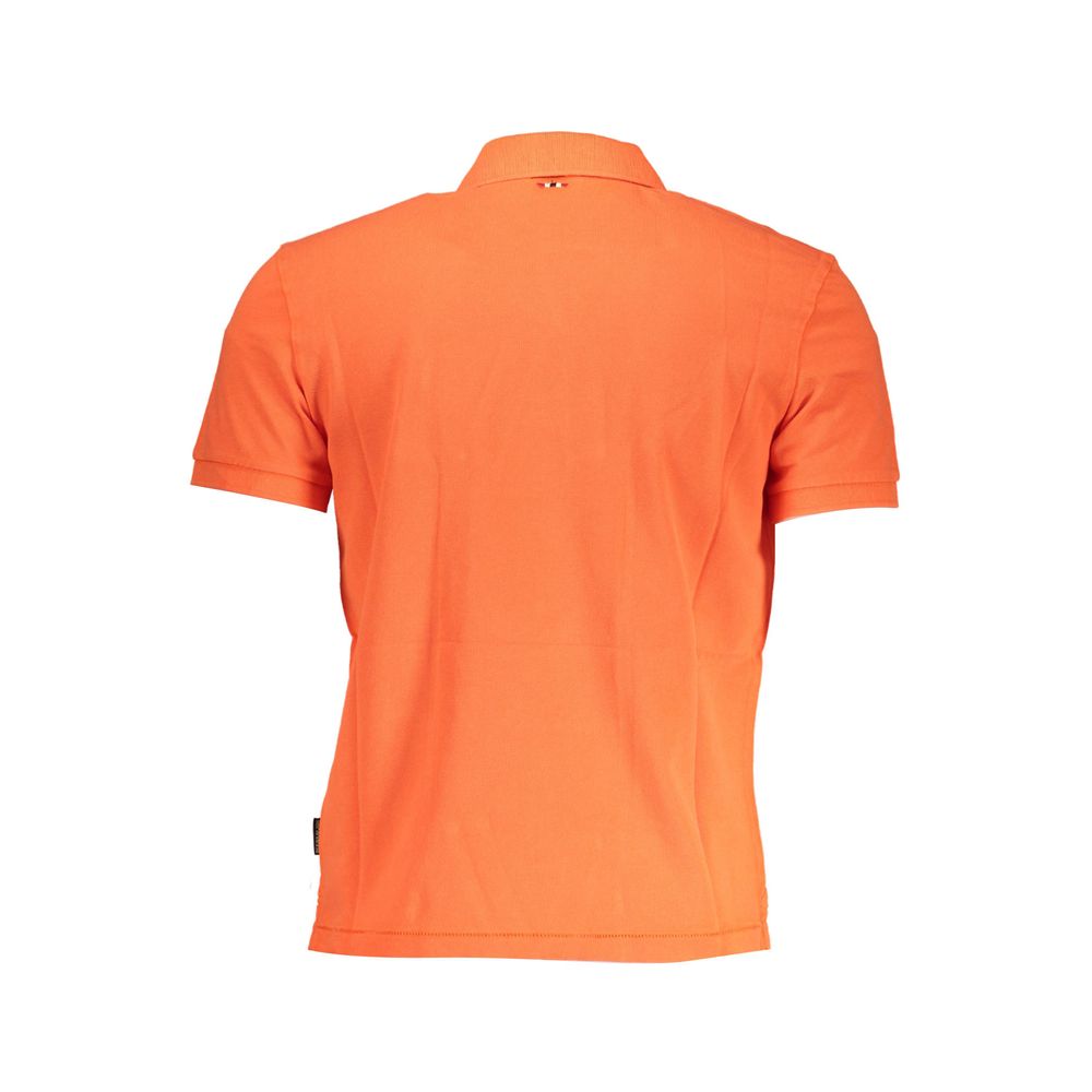 Polo Napapijri Chic Pink con elegante detalle de bordado