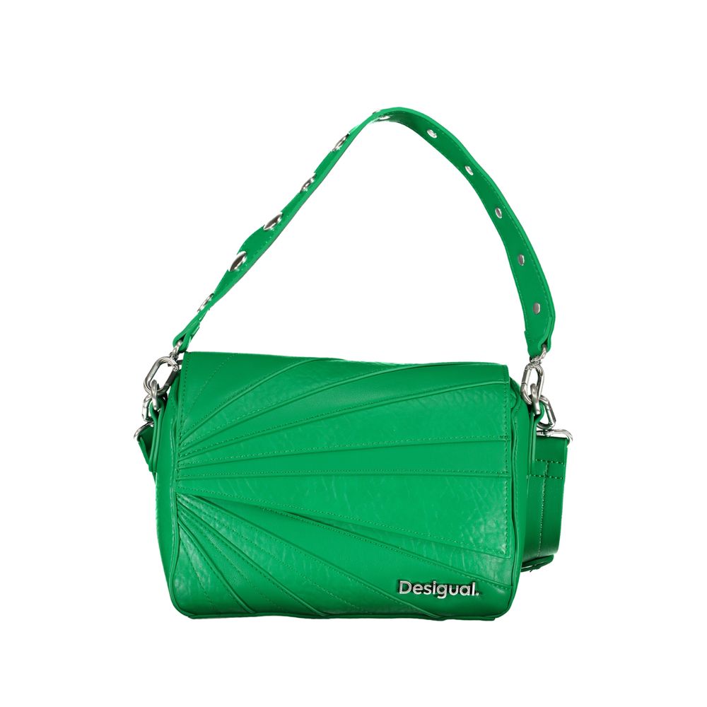 Bolso de mano Desigual de polietileno verde