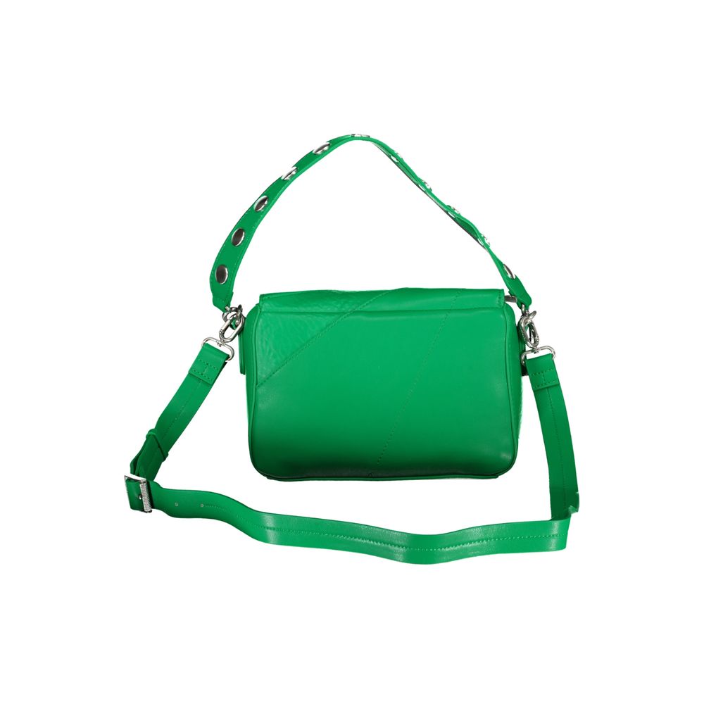 Bolso de mano Desigual de polietileno verde