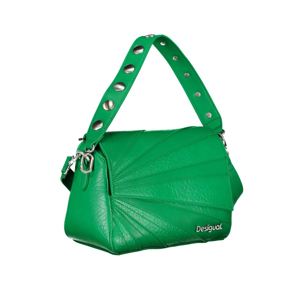 Bolso de mano Desigual de polietileno verde