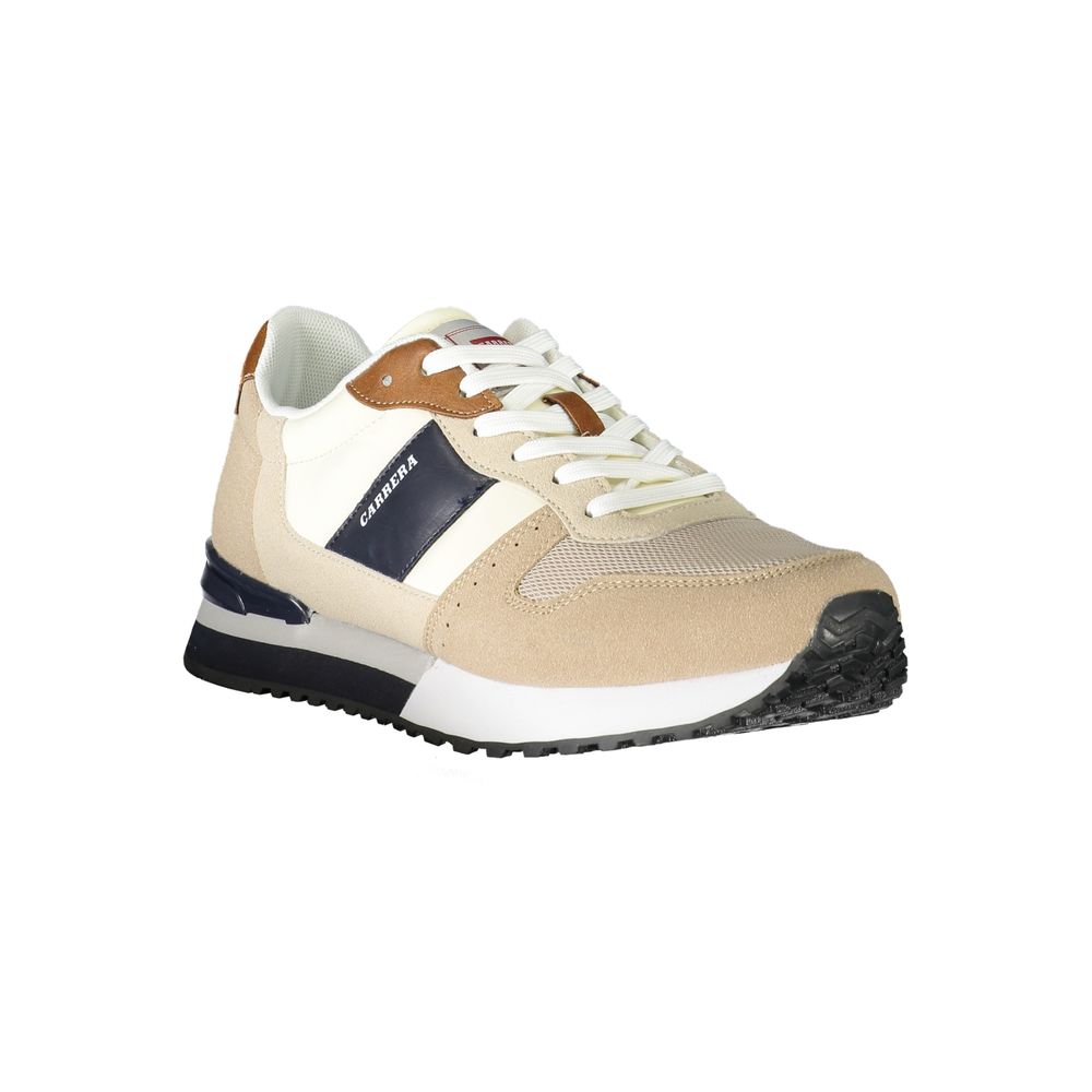 Zapatilla deportiva Carrera de poliéster color beige