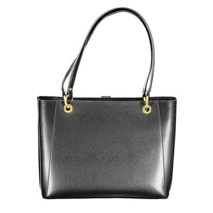 Bolso de mano de polietileno negro Guess Jeans