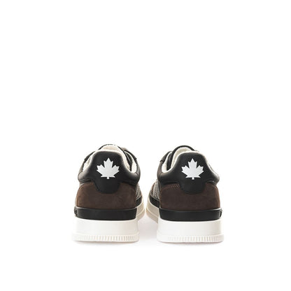 Zapatillas de piel negras Dsquared²