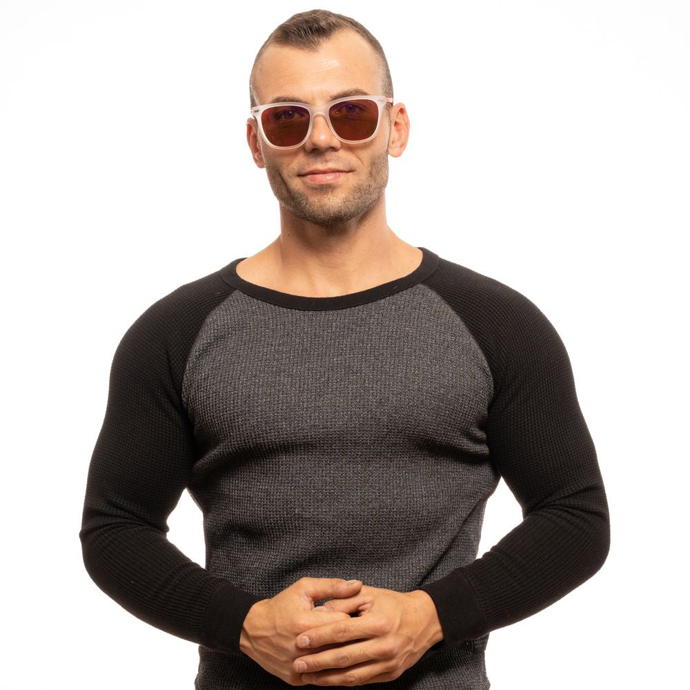 Police Transparent Men Sunglasses