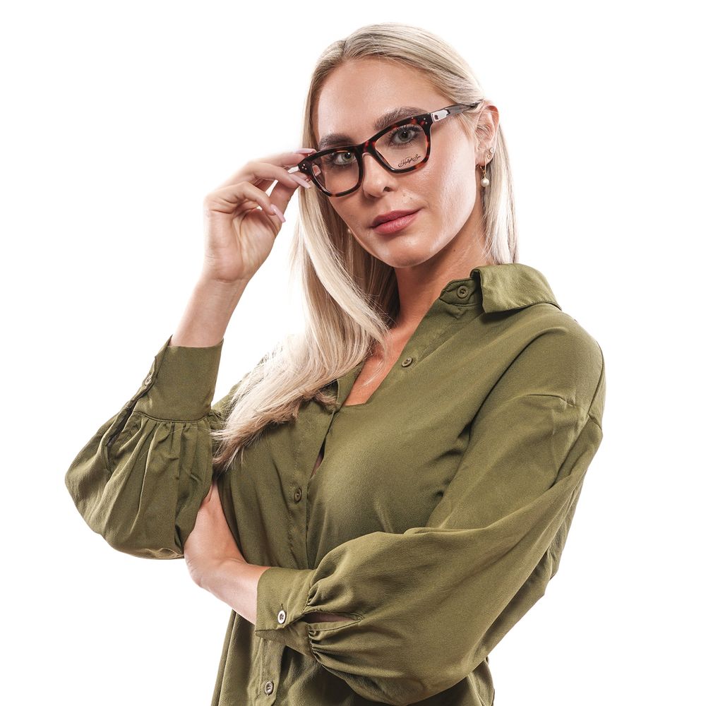 Hally & Son Brown Unisex Optical Frames