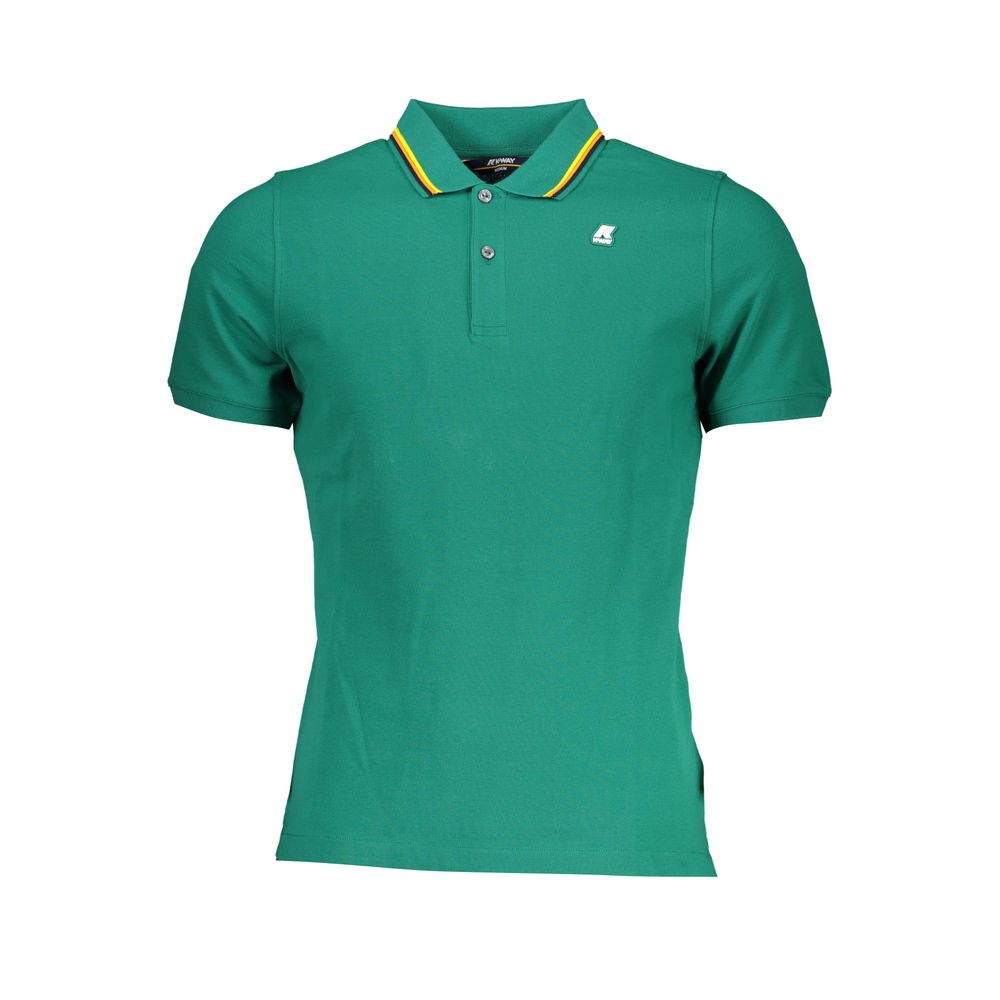 Polo de algodón verde K-WAY