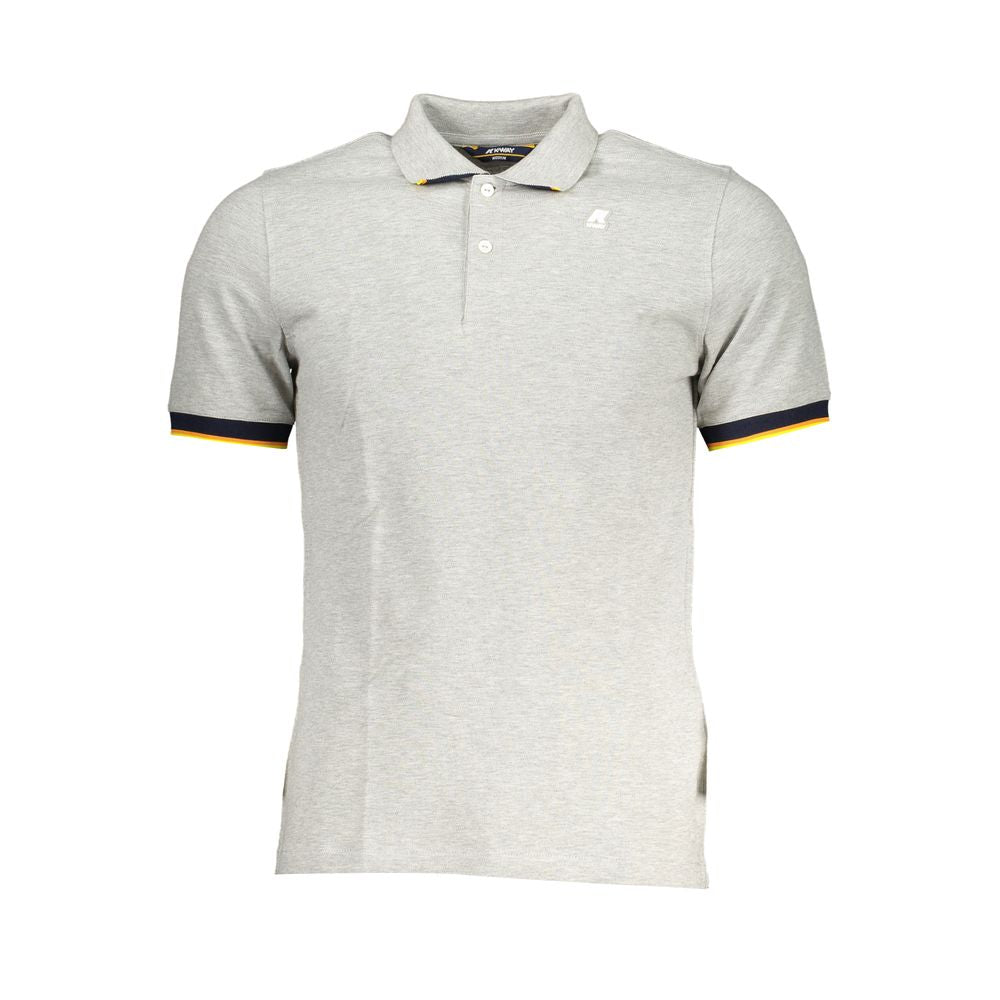 Polo de algodón gris K-WAY