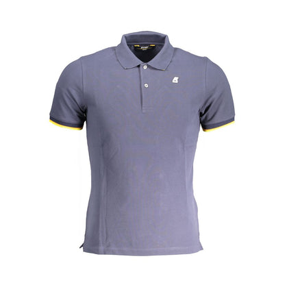 Polo de algodón azul K-WAY