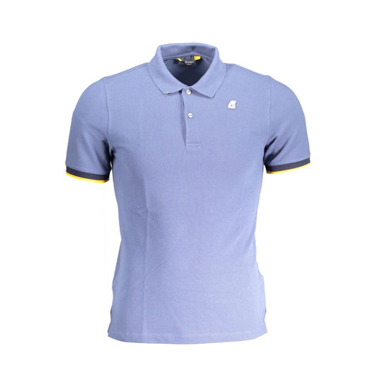 Polo de algodón azul K-WAY