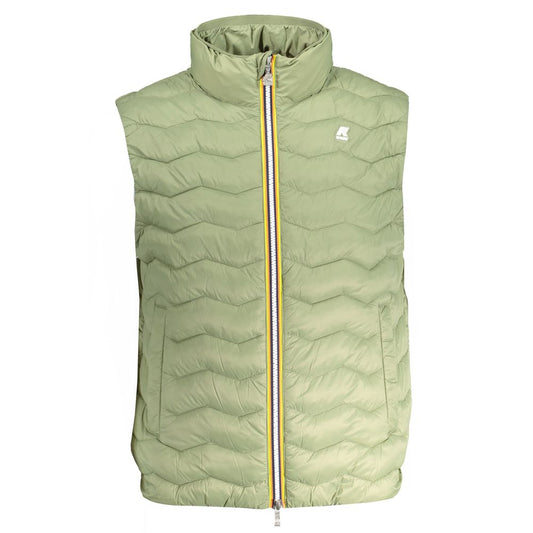 Chaqueta de poliamida verde K-WAY