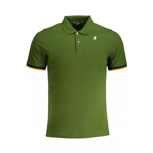 Polo de algodón verde K-WAY