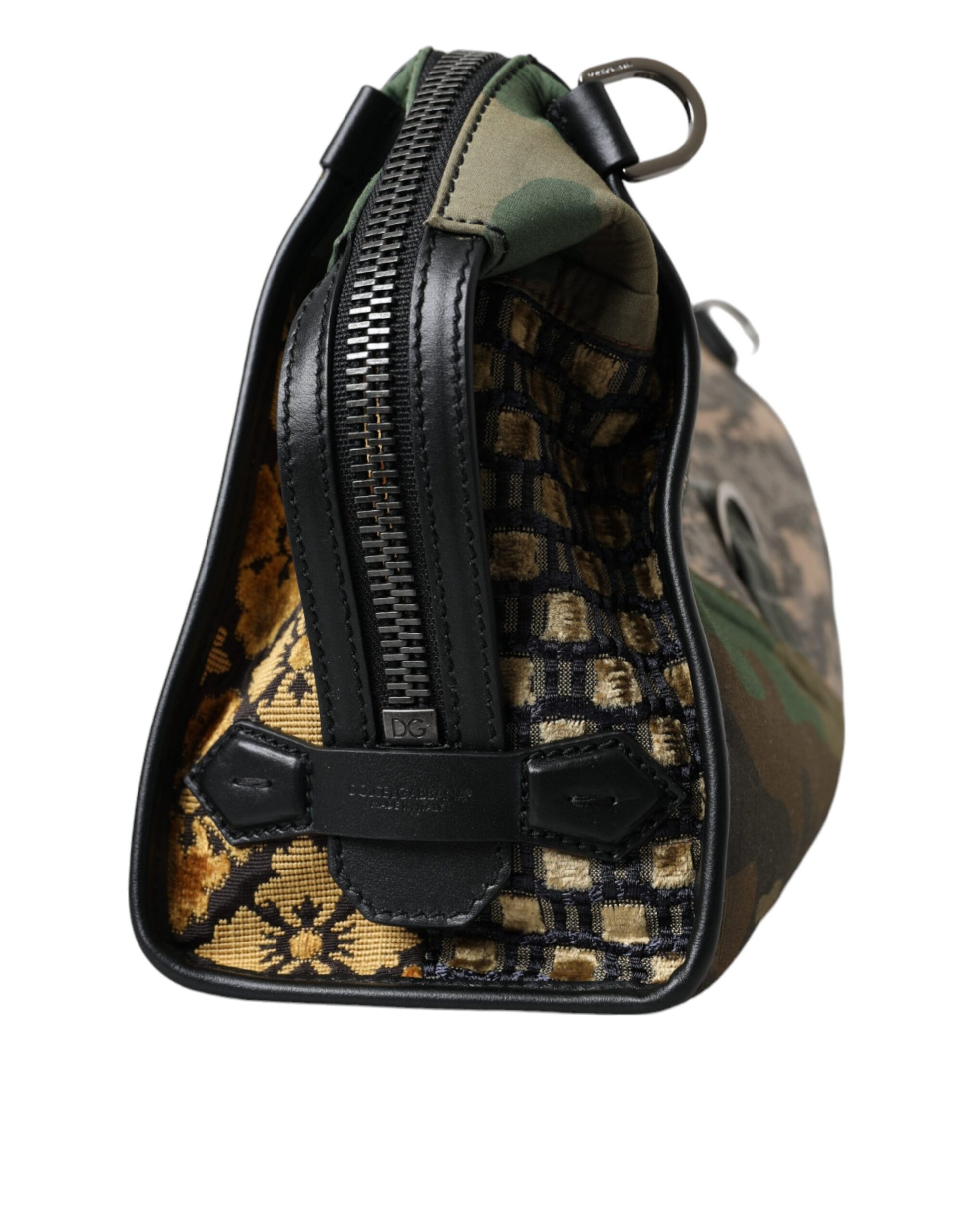 Bolso bandolera con parches de camuflaje multicolor de Dolce &amp; Gabbana