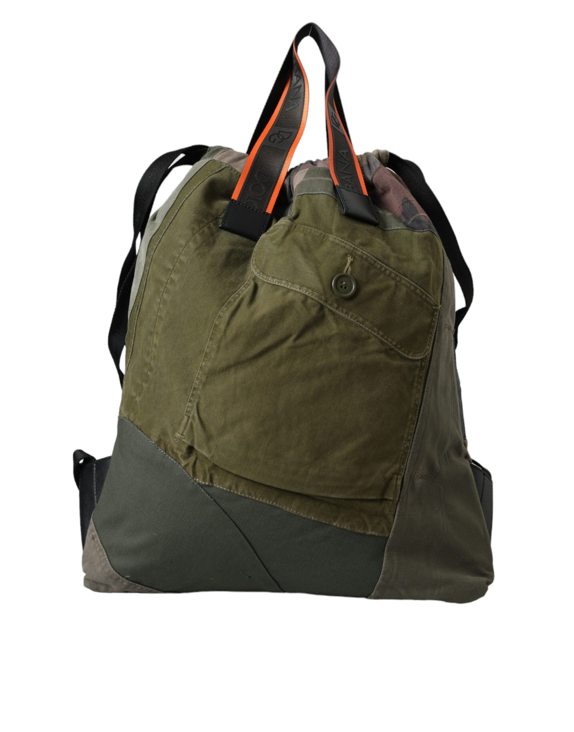 Mochila Dolce &amp; Gabbana con parches en verde militar