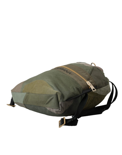 Mochila Dolce &amp; Gabbana con parches en verde militar
