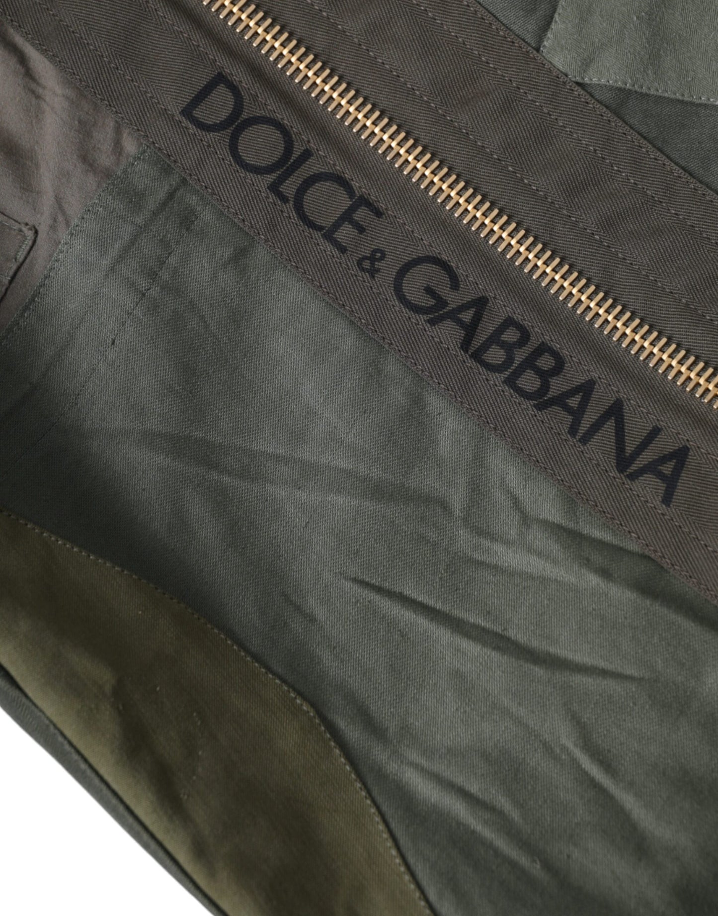 Mochila Dolce &amp; Gabbana con parches en verde militar