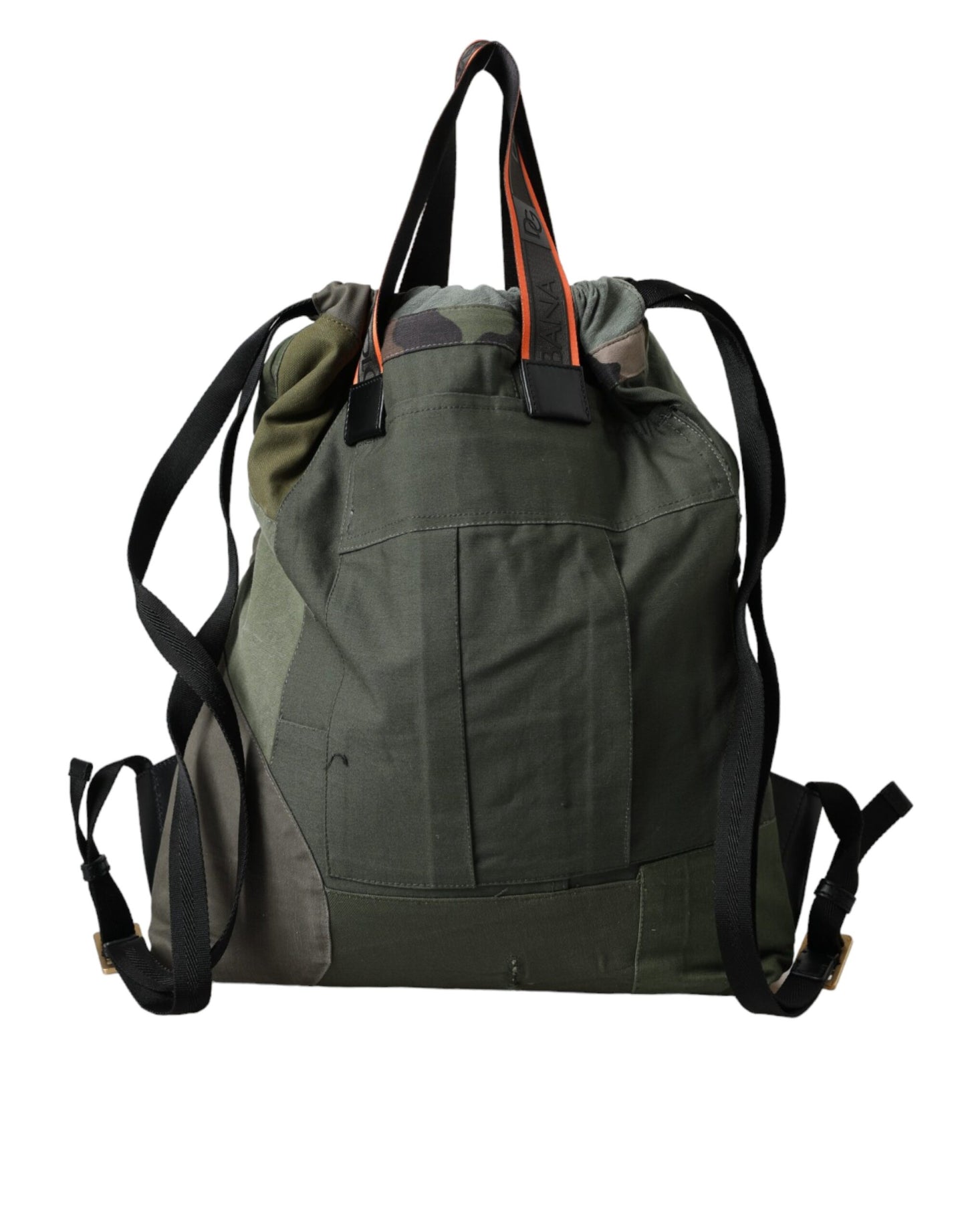 Mochila Dolce &amp; Gabbana con parches en verde militar