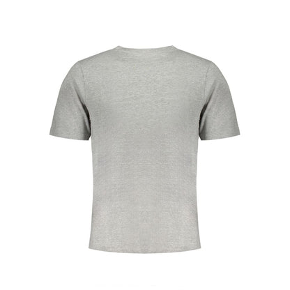 Camiseta de algodón gris Kappa