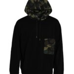 Sudadera con capucha y estampado de camuflaje negro de Dolce &amp; Gabbana