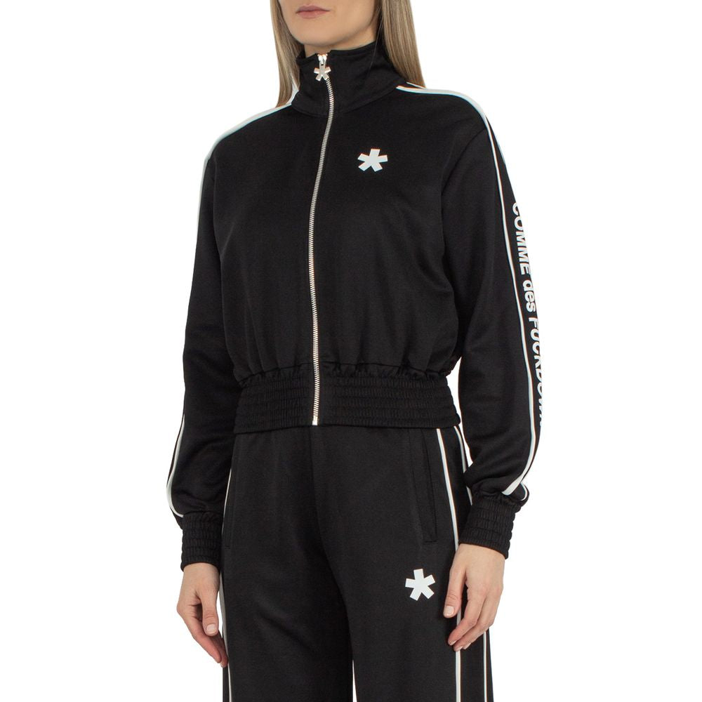 Suéter de poliéster negro Comme Des Fuckdown