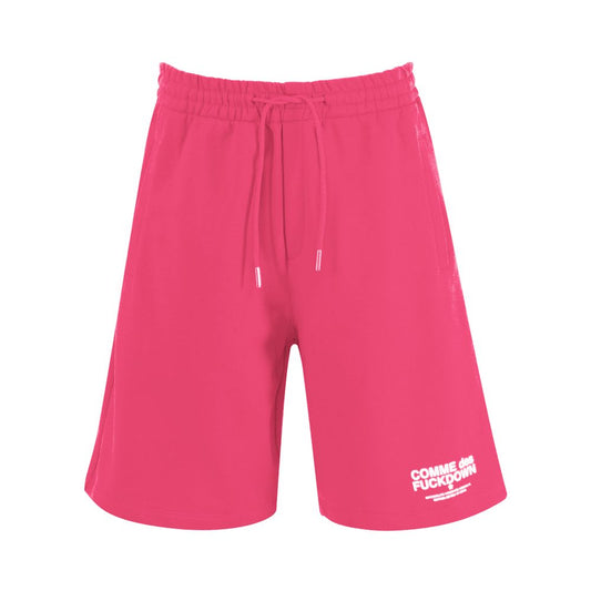 Pantalón corto de algodón rosa Comme Des Fuckdown