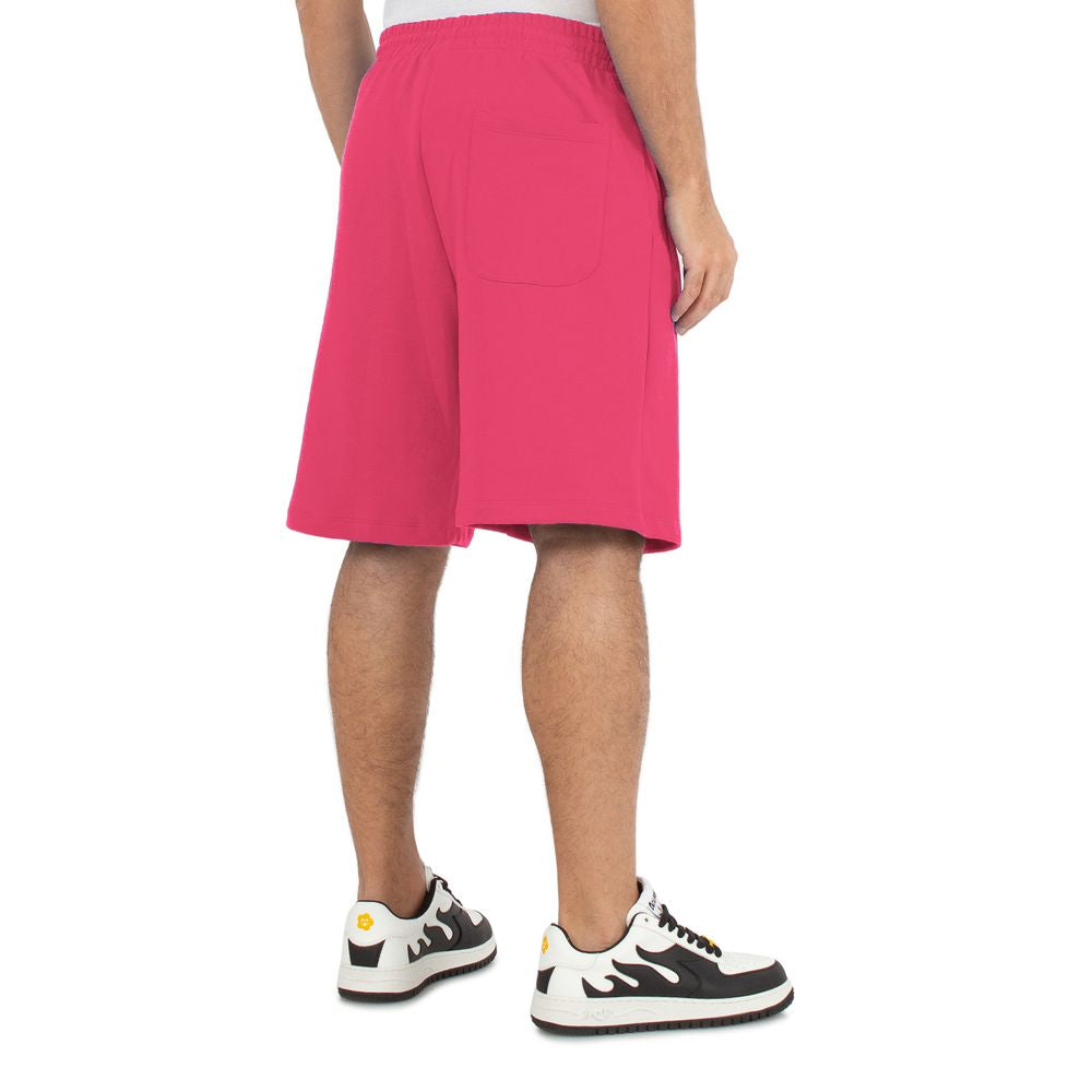 Pantalón corto de algodón rosa Comme Des Fuckdown
