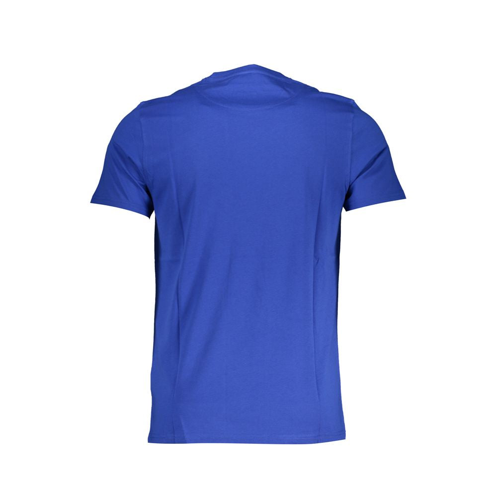 Camiseta de algodón azul de Harmont &amp; Blaine
