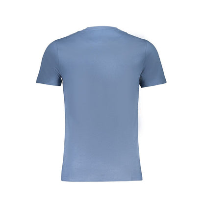 Camiseta de algodón azul de Harmont &amp; Blaine
