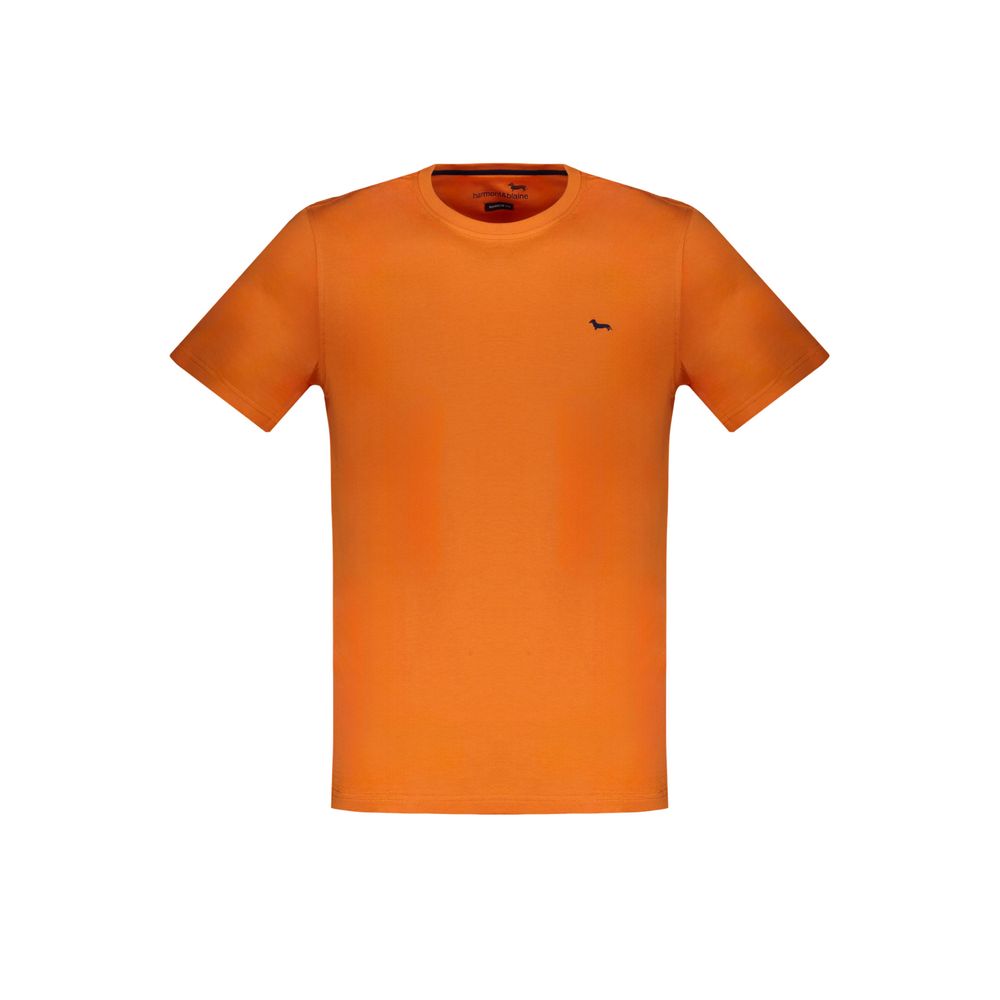 Camiseta de algodón naranja de Harmont &amp; Blaine