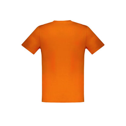 Camiseta de algodón naranja de Harmont &amp; Blaine