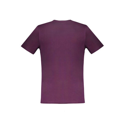 Camiseta de algodón violeta de Harmont &amp; Blaine